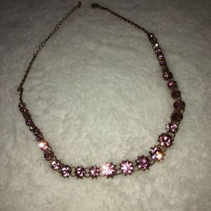 Pink Gem Necklace